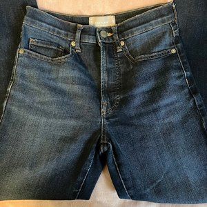 Everlane Authentic Stretch High-Waisted Skinny Jeans Size 25R Dark Wash